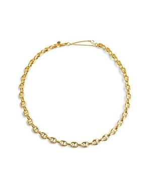 Madewell Puffy Mariner Link Necklace - White
