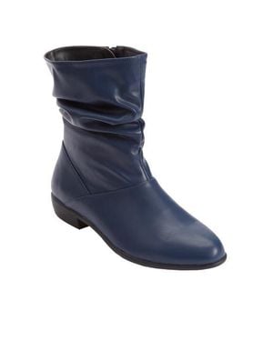 Comfortview Madison Bootie - Blue