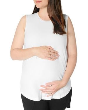 Kindred Bravely Maternity & Nursing Tank - White