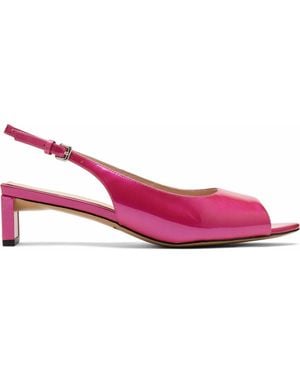 MARC NOLAN Carmen Slingback Peep Toe Heels - Pink