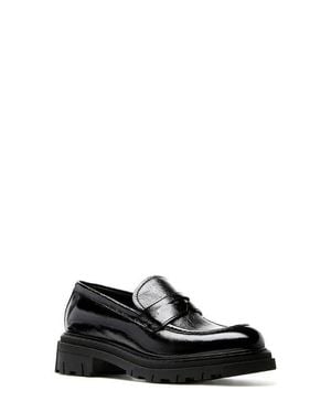 La Canadienne Domino City Dry Waterproof Penny Loafer - Black