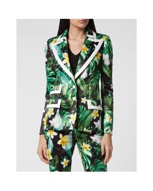 Philipp Plein Duchesse Blazer Hawaii - Green