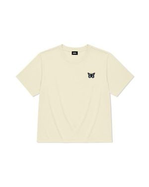 Alix Butterfly Relaxed Midweight Jersey Tee - Natural