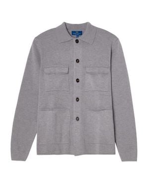 Robert Talbott Landon Sweater Jacket - Gray