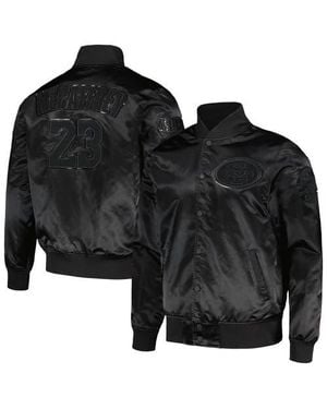 Pro Standard Christian Mccaffrey San Francisco 49Ers Player Full-Snap Jacket - Black