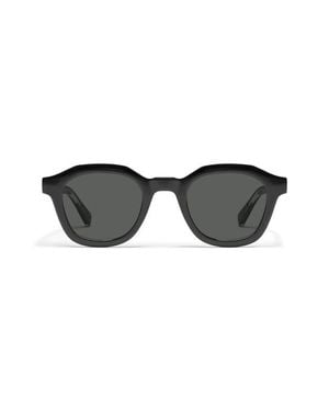 Quay Roll Film 47Mm Small Polarized Square Sunglasses - Black