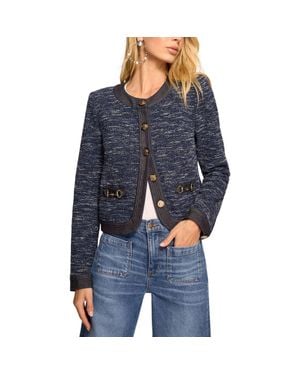 Ramy Brook Delia Tweed Jacket - Blue