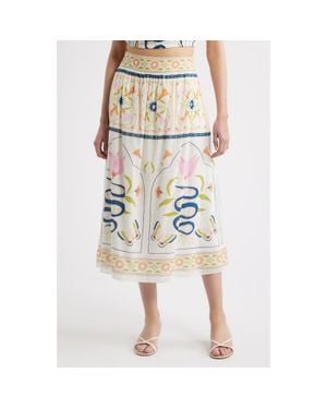 Cleobella Elliott Print Midi Skirt - Multicolor