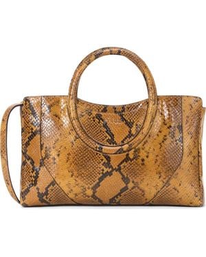 STAUD Mini Maude Leather Satchel - Brown