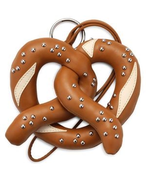 Marc Jacobs Soft Pretzel Bag Charm - Brown