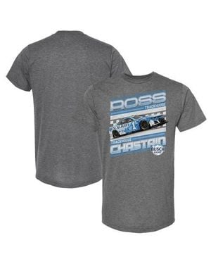Trackhouse Racing Team Collection Ross Chastain Busch Light Car T-Shirt - Gray