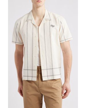 Percival Sicily Camp Shirt - White