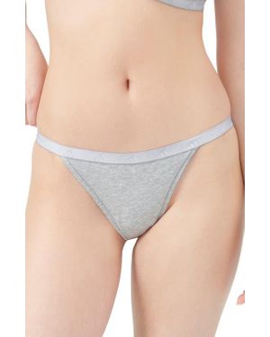 adidas Originals Set Of 3 String Bikini Briefs - Multicolor