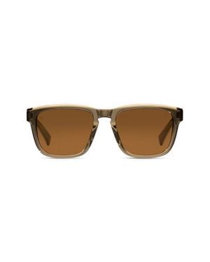 Raen Lumis 54Mm Polarized Square Sunglasses - Brown