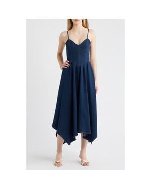 tie neck dress midi Black Eyelet Tie Front Sanibel Midi Dress