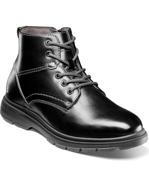 Florsheim Lookout Plain Toe Lace-Up Boot - Black