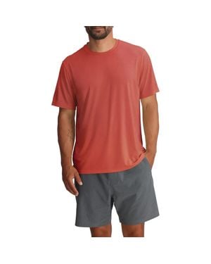 Free Fly Elevate T-Shirt - Red