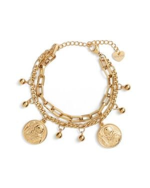 BRACHA All Saints Coin Charm Bracelet - Metallic