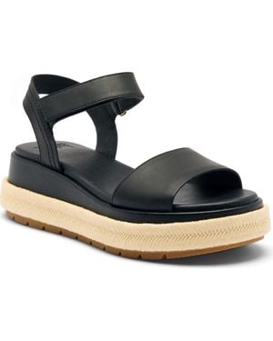 Sorel Sunpeak Ankle Strap Platform Sandal - Blue
