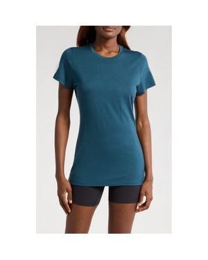 Smartwool Merino Wool Blend Short Sleeve T-Shirt - Blue
