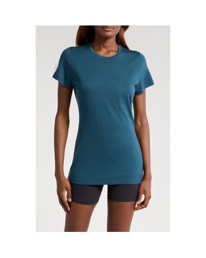 Smartwool Merino Wool Blend Short Sleeve T-Shirt - Blue