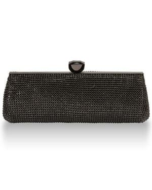 Whiting & Davis Grace Crystal Top - Black