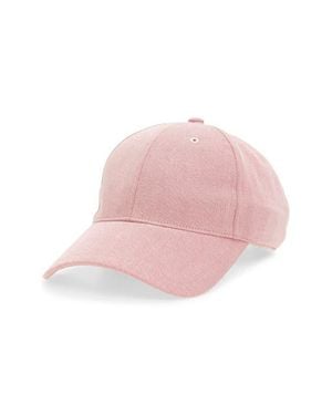 Rag & Bone Harlow Twill Baseball Cap - Pink