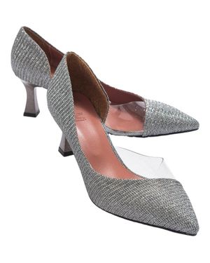 Prologue Shoes Vera Pointed Toe Pump - Gray