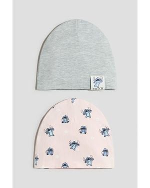 H&M 2-Pack Cotton Beanies - Multicolor