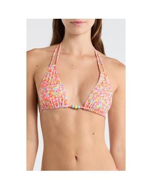 Kulani Kinis Halter Bikini Top - Pink