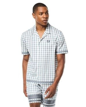 Sergio Tacchini Quadretto Cabana Shirt - White
