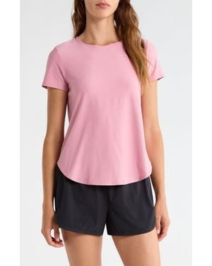 Beyond Yoga On The Down Low T-Shirt - Red