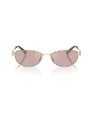 Tiffany & Co. 56Mm Oval Sunglasses - Pink