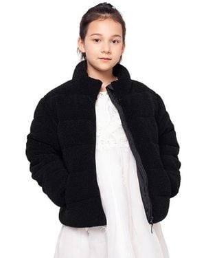 Rokka&Rolla Kids' Borg Puffer Jacket - Black