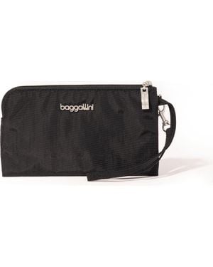 Baggallini Rfid Wristlet Wallet - Black