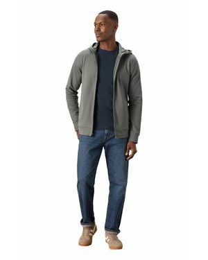 Pact Organic Cotton Stash French Terry Zip Hoodie - Gray
