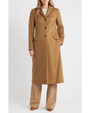 Fleurette Kate Cashmere Coat - Natural
