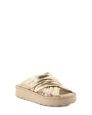 Spring Step Majorelle Platform Sandal - Natural