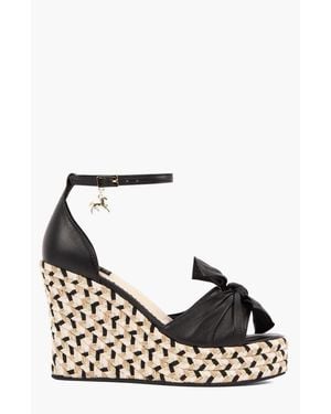 Cavalinho Golden Breeze Wedge Sandals - Black