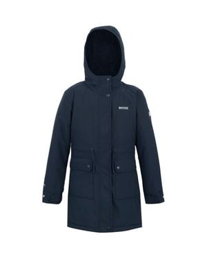 Regatta Childrens/Kids Valenta Waterproof Jacket - Blue