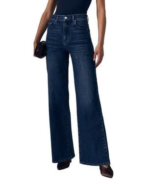 Le Jean Column High Waist Wide Leg Jeans - Blue