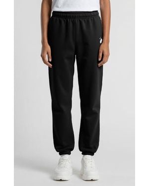 Alix Heartly Ghost Midweight Relaxed Fleece Track Pants - Black