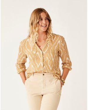 Carve Designs Dylan Gauze Tunic - Natural