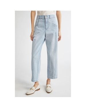 Eleventy Distressed Stretch Jeans - Blue