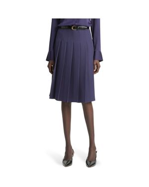 Vince Pleated Skirt - Blue