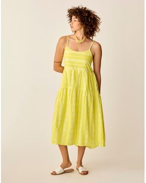 Carve Designs Jacey Textured Dress - Yellow