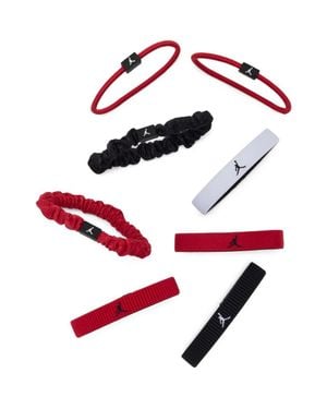 Nike Sport 8-Pack Assorted Ponytail Holders - Red