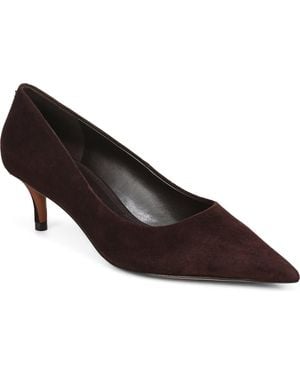 Sam Edelman Summer Pointed Toe Kitten Heel Pump - Black