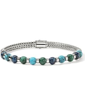 John Hardy Beaded Chain Bracelet - Blue