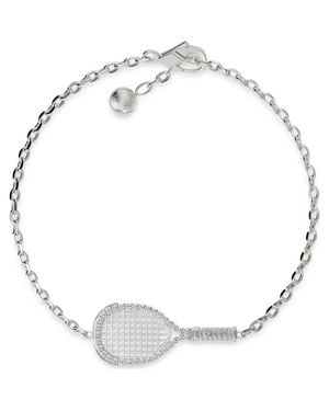 Paskal The Tennis Bracelet, Diamond Halo - Metallic